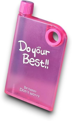 Tazky 400 ml Plastic Bottle(Pack of 1, Pink)