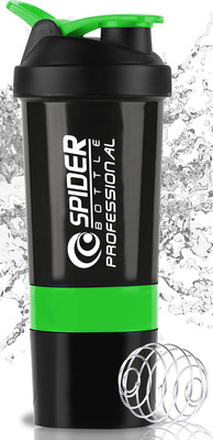 ZYRO 500 ml Plastic Shaker(Pack of 1, Green)