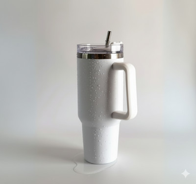 AZULL 1200 ml Steel, Stainless Steel Sipper(Pack of 1, White)