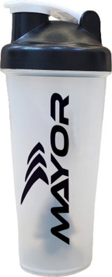 MAYOR 700 ml Plastic Shaker(Pack of 1, White)