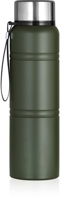 AshandRoh 1000 ml Steel Sipper(Pack of 1, Green)