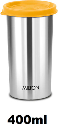 MILTON 400 ml Steel Shaker(Pack of 1, Silver)