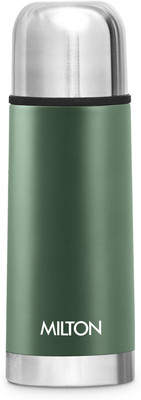 MILTON 350 ml Steel Flask(Pack of 1, Green)