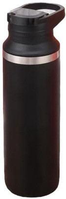 3D METRO SUPER STORE 500 ml Steel Flask(Pack of 1, Black)