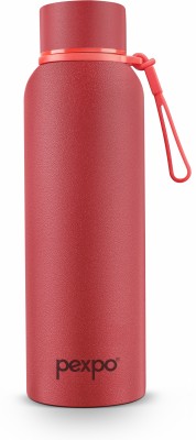 pexpo 24 Hrs Hot and Cold ISI Certified , Bravo Vacuum insulated Water Bottle 700 ml Flask(Pack of 1, Maroon, Steel)