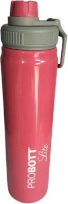 PROBOTT LITE Stainless steel single wall SIP - Pink PL 1000-02 1000 ml Sipper(Pack of 1, Pink, Steel)