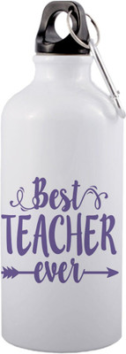 COLOR YARD 600 ml Aluminium Sipper(Pack of 1, White)