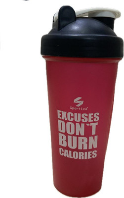 Lordz 750 ml Plastic Shaker(Pack of 1, Red)