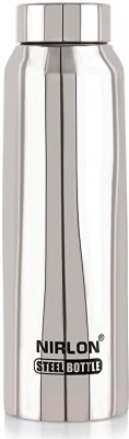 NIRLON Stainless Steel Single Wall Refrigerator Fridge Water Bottle, Silver, Set of 1 1000 ml Bottle(Pack of 1, Silver, Steel)