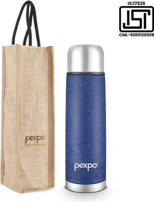 pexpo 500 ml Steel Flask(Pack of 1, Blue)