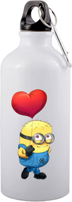 AP creation 750 ml Aluminium Bottle(Pack of 1, White)