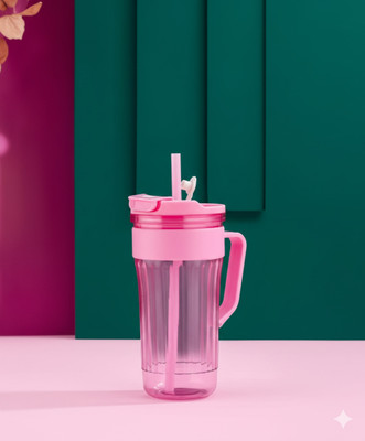Zyra 500 ml Plastic Sipper(Pack of 1, Pink)