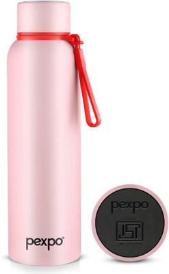 pexpo 1000 ml Steel Flask(Pack of 1, Pink)