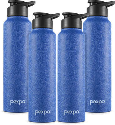 pexpo 950 ml Steel Bottle(Pack of 4, Blue)