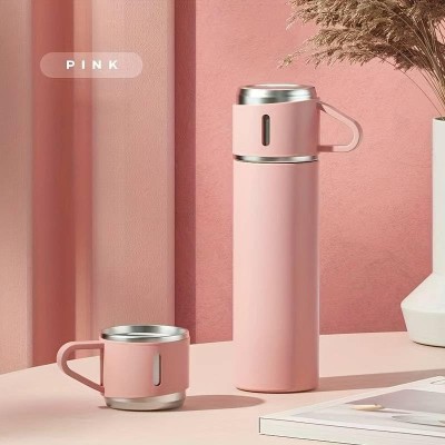 RK Double Wall Stainless Steel 500ml Vacuum Flask Insulated Hot & Cold Water Bottle 500 ml Bottle(Pack of 1, Pink, Steel)