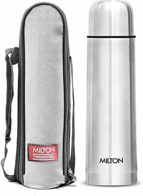 MILTON 500 ml Steel Flask(Pack of 1, Silver)