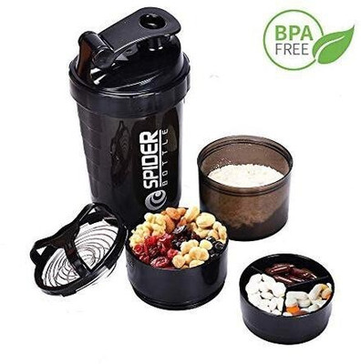 G And Sons 500 ml Plastic Shaker(Pack of 1, Multicolor)