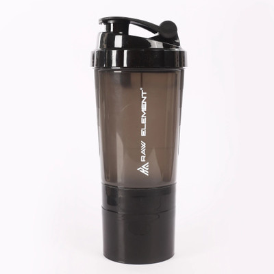 Raw Element 500 ml Plastic Sipper(Pack of 1, Black)