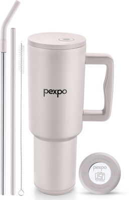 pexpo 1200 ml Steel Flask(Pack of 1, Beige)