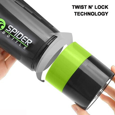 Spider Mart 500 ml Tritan, Plastic Shaker(Pack of 1, Multicolor)