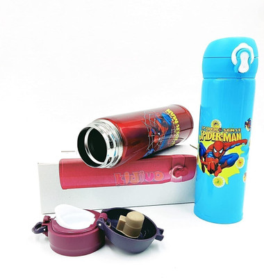 SHUANG YOU 500 ml Steel Bottle(Pack of 2, Multicolor)