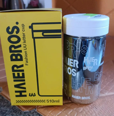 DivaTech 500 ml Stainless Steel Bottle With Drinking Glass(Pack of 1, Silver)