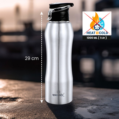SPEEDEX 1000 ml Steel Sipper(Pack of 1, Silver)