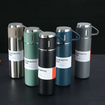FINIFAB 500 ml Steel Flask(Pack of 1, Multicolor)