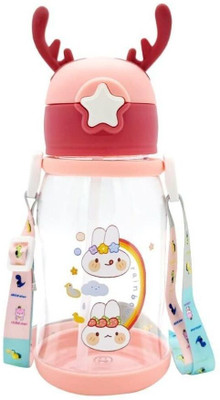 ARYANS ENTERPRISE Deer Bottle for kids AR135 600 ml Bottle(Pack of 1, Multicolor, Plastic)
