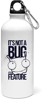 sublix Its not a bug_600ml sub 600 ml Bottle(Pack of 1, White, Aluminium)