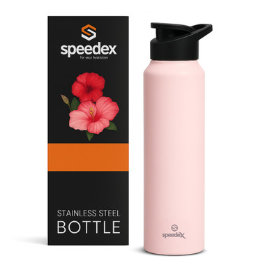 SPEEDEX 1000 ml Steel Sipper(Pack of 1, Pink)