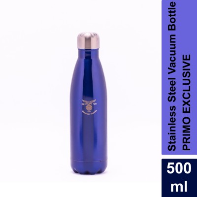 EAGLE Primo Exclusive Stainless Steel Vacuum Double Wall Hot & Cold Bottle 500 ml Flask(Pack of 1, Blue, Steel)