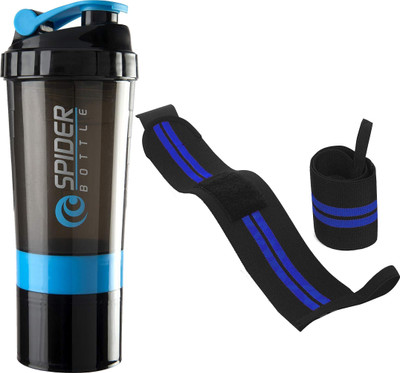 COOL INDIANS 500 ml Plastic Shaker(Pack of 2, Blue)