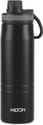 MILTON 620 ml Stainless Steel Flask(Pack of 1, Black)