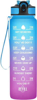 Givni Mart 1000 ml Plastic Bottle(Pack of 1, Multicolor)