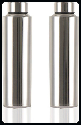 Trendblend 1000 ml Steel Bottle(Pack of 2, Silver)
