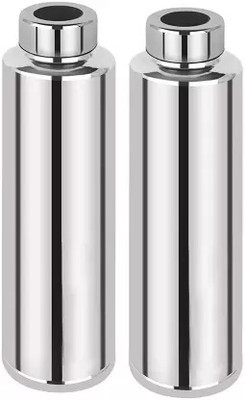 HAPPY CART SATINLESS STEEL BOTTLE SET OF 2 1000 Ml Bottle  (Pack Of 2, Silver, Steel) For Rs. 239 @ 80 %