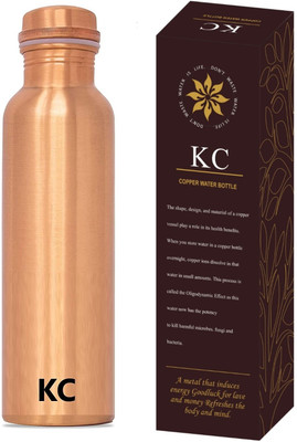 KC 1000 ml Copper Bottle(Pack of 1, Copper)