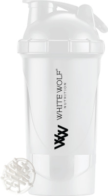 White Wolf 500 ml Plastic Shaker(Pack of 1, White)