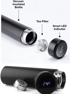 giftsrus 500 ml Steel Bottle(Pack of 1, Multicolor)