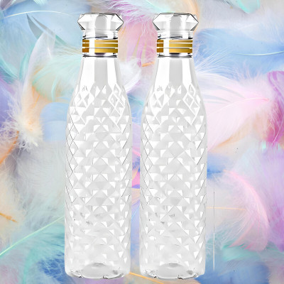 Elecsera 1000 ml Plastic Bottle(Pack of 2, White)