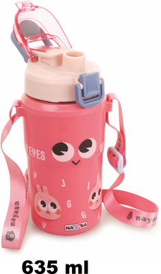NAYASA 635 ml Steel Bottle(Pack of 1, Pink)