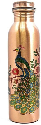 Rudra Creative Hub 1000 ml Copper Bottle(Pack of 1, Multicolor)
