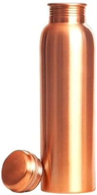 AnandTrader 1000 ml Copper Bottle(Pack of 1, Brown)