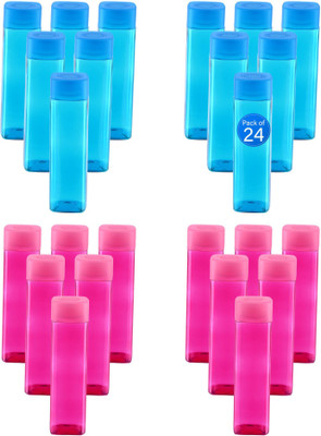 KUBER INDUSTRIES 1000 ml Plastic Bottle(Pack of 24, Pink, Blue)