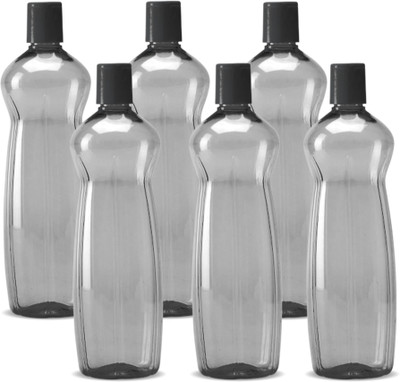 MILTON 1000 ml PET Bottle(Pack of 6, Grey)