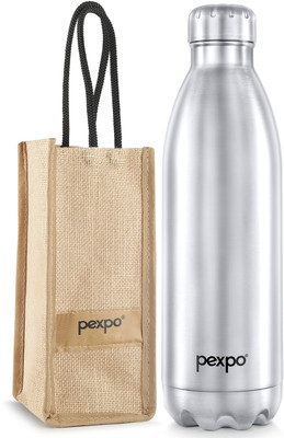 pexpo 2000 ml Steel Flask(Pack of 1, Silver)