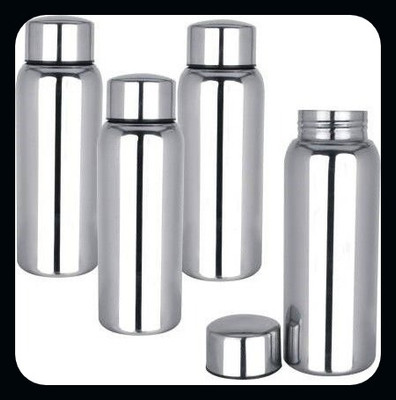 Trendblend 1000 ml Steel Bottle(Pack of 4, Silver)