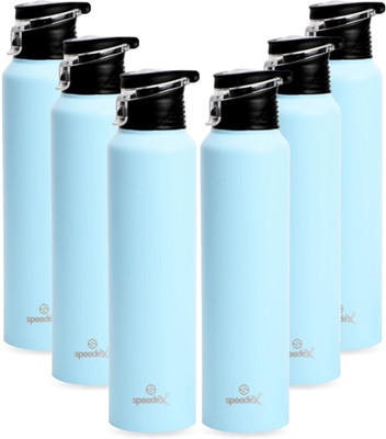 SPEEDEX 1000 ml Steel Sipper(Pack of 6, Blue)