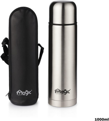 Maya 1000 ml Stainless Steel Bottle(Pack of 1, Silver)